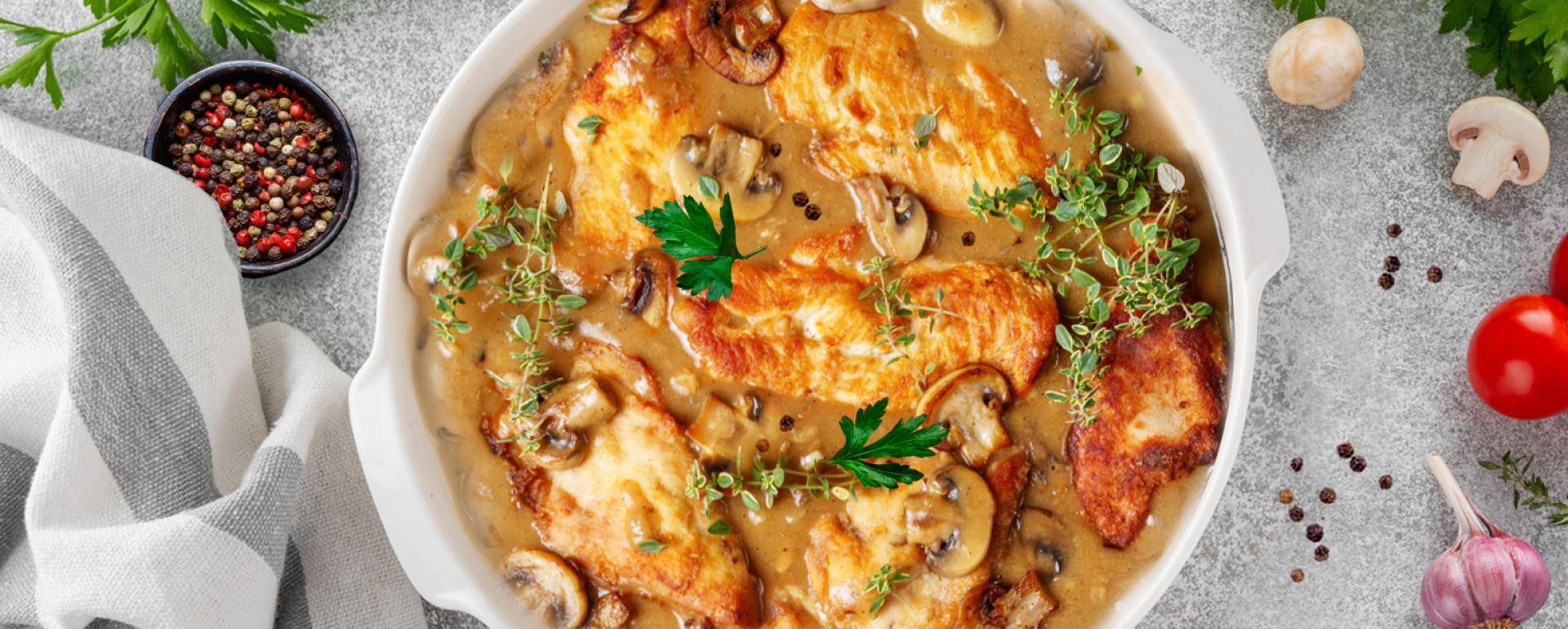 Fricassée de champignons, czyli francuski smak lasu i śmietanki