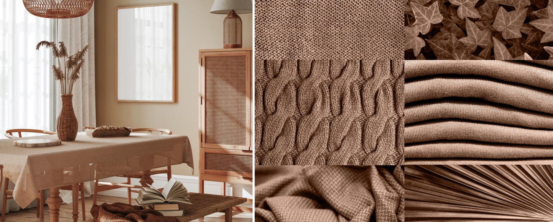 Stylizacja stołu w kolorze roku 2025