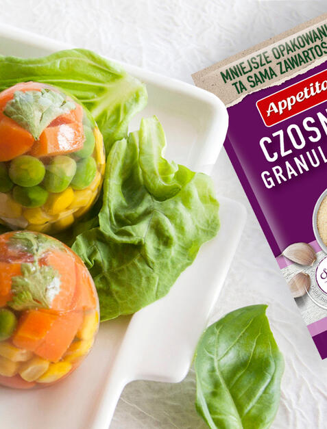 Sałatka jarzynowa w galarecie