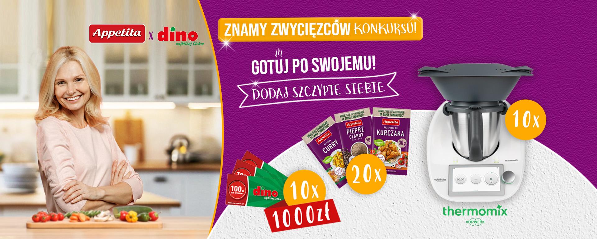 Konkurs „GOTUJ PO SWOJEMU! DODAJ SZCZYPTĘ SIEBIE” rozstrzygnięty!